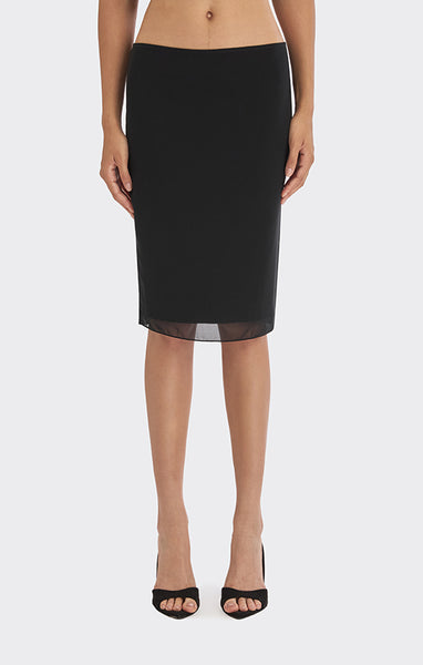 Belle Knee-Length Skirt (Lining) S / Beige Belle Knee-Length Skirt (Lining) S / Beige