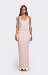maxi dress in store Cake Bow Maxi Dress L / Dusty Pink