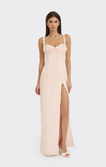 kelsey long sleeve maxi dress LESET Lauren Long Sleeve Maxi Dress in Black in Jersey