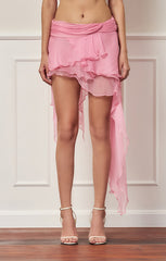 Fairy-Layered-Mini-Skirt-Pink-
