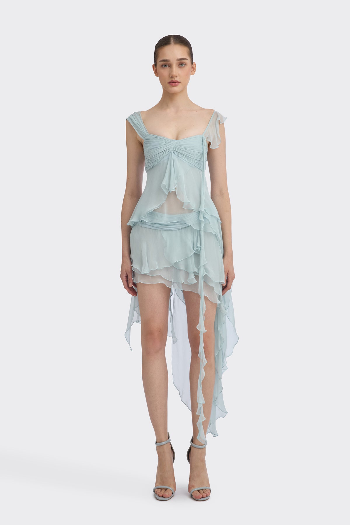 Fairy Asymmetrical Mini Top in Crinkled Chiffon – Stolen Stores