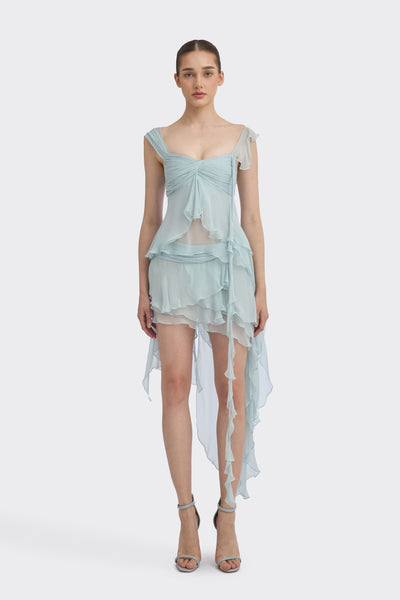 Fairy Asymmetrical Mini Top in Crinkled Chiffon – Stolen Stores