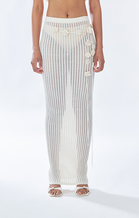 Knit Floral Maxi Skirt – Stolen Stores Knit Floral Maxi Skirt – Stolen Stores