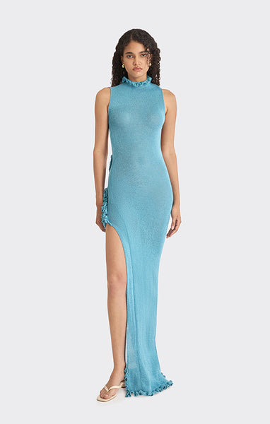 Elegant Cocktail Evening Gowns Nordstrom Dresses Semi Formal Knit Low-Back Maxi Dress L Blue Elegant Cocktail Evening Gowns Nordstrom Dresses Semi Formal Knit Low-Back Maxi Dress L Blue