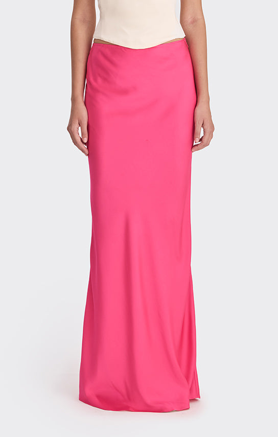 Classic Low Waist Maxi Skirt (Satin) – Stolen Stores