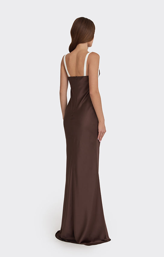Mini Bow Maxi Dress S / Light Yellow Mini Bow Maxi Dress S / Light Yellow