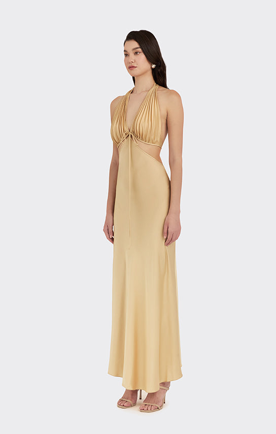 Ms. Pleat Cut-Out Dress (One-Tone) - Stolen Stores Ms. Pleat Cut-Out Dress (One-Tone) - Stolen Stores