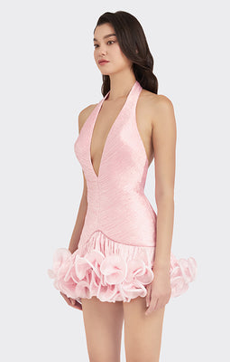 Ms. Tutu V Neck Mini Dress