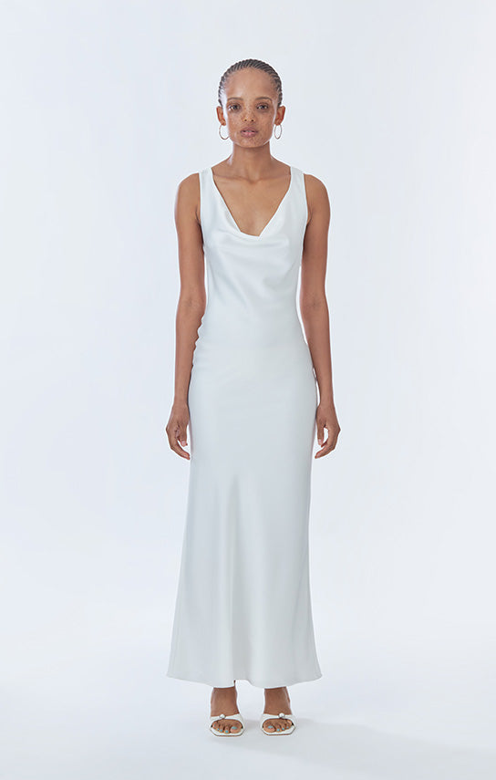 Ms. Heart Open Back Dress L / White Ms. Heart Open Back Dress L / White