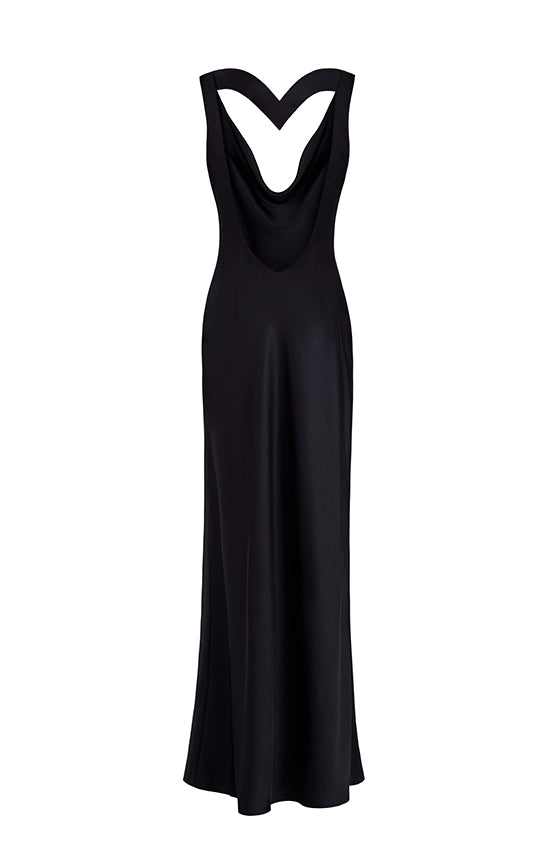 Ms. Heart Open Back Dress Xs / Black Ms. Heart Open Back Dress Xs / Black