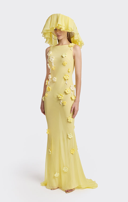 boat neck floral maxi dress Floral Boat Neck Sleeveless Low Twist Back Maxi Dress