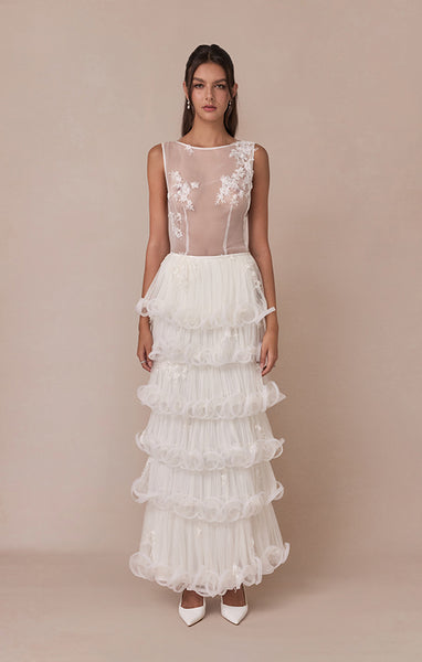 Ms. Tutu Six Layers Maxi Skirt (French Lace) – Stolen Stores