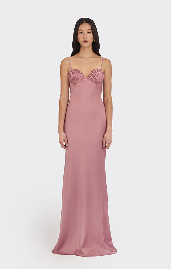Shell Maxi Slip Dress, Bias Cut Satin – Stolen Stores
