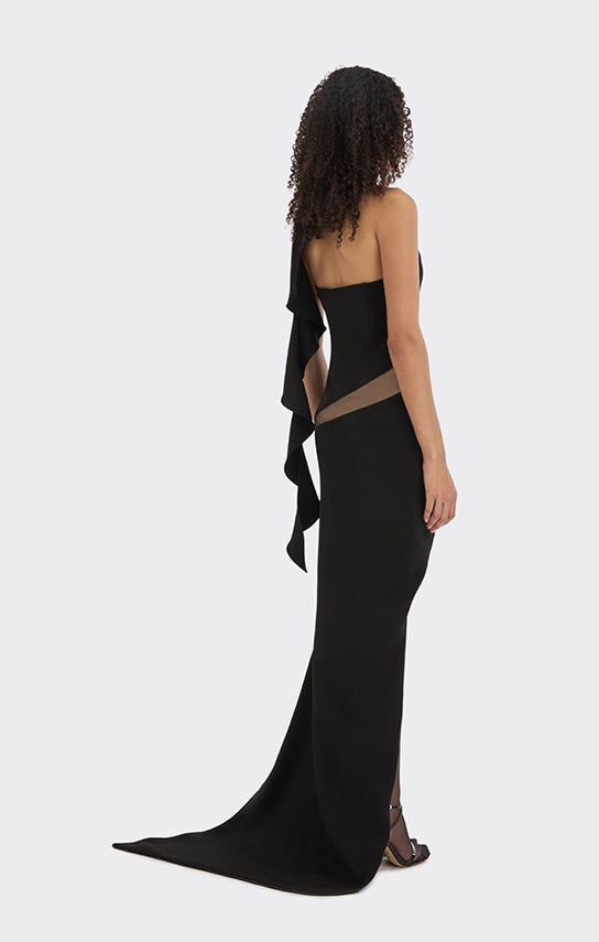 Spiral Asymmetric Zip Maxi Dress Stolen Stores Spiral Asymmetric Zip Maxi Dress Stolen Stores