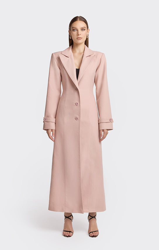 long dress coat women's Stolen Single-Breasted Princess wedding dress with and casual Promotion_HolidaySpecials Color:Victoria Blue