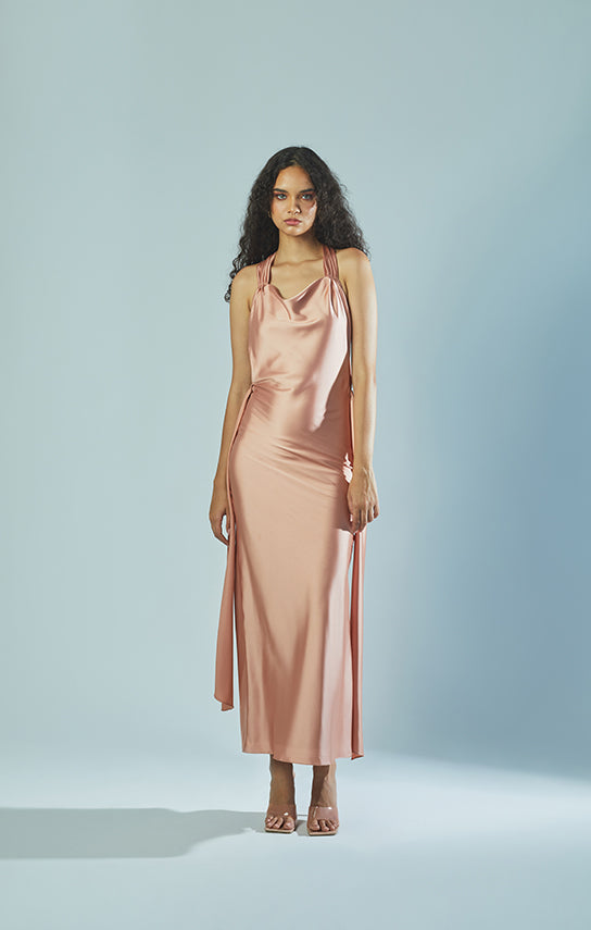 Angel Maxi Slip Dress - Stolen Stores M / Salmon Pink Angel Maxi Slip Dress - Stolen Stores M / Salmon Pink