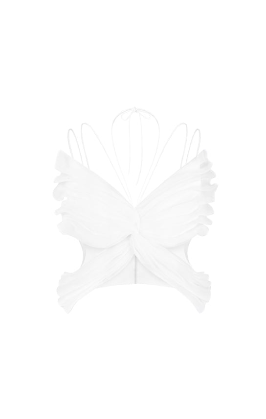 Adult Strap & Corset White Transparent Fairy Wings Adult Strap & Corset White Transparent Fairy Wings  main image 2