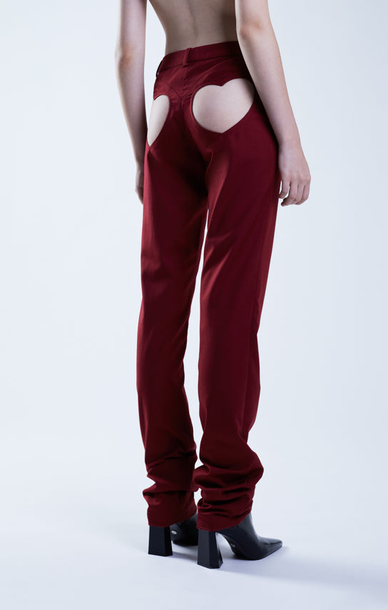 Ms. Heart Cut-Out Pants
