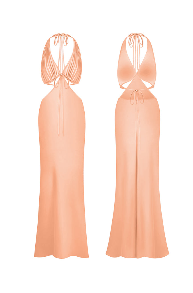 ANDMARY】Ann ribbon pleats dress